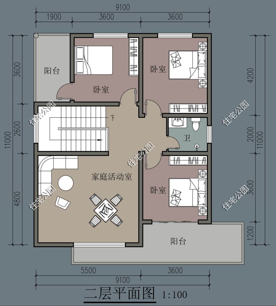 农村自建房,是盖200平米的一层好,还是110平米盖两层好?