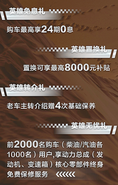 BJ40刀锋英雄版售价16.99-20.49万 首推柴油自动挡车型图1