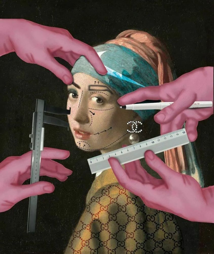 数字画家把世界名画改造成讽刺性67作品让人陷入沉思