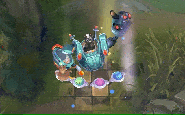 lol机器人太空律动皮肤评测:造型独特,技能特效满分,不愧是t2传说级