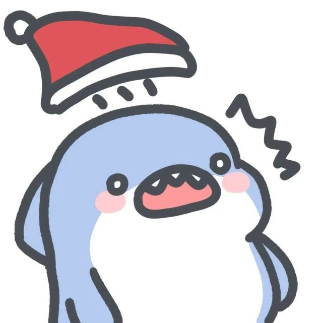 动漫头像第49期蓝色小鲨鱼可爱头像阿巴阿巴