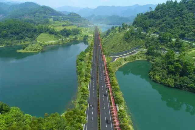 330国道淳安千岛湖大桥至临岐段改建工程衢州市是此次开工生态环保