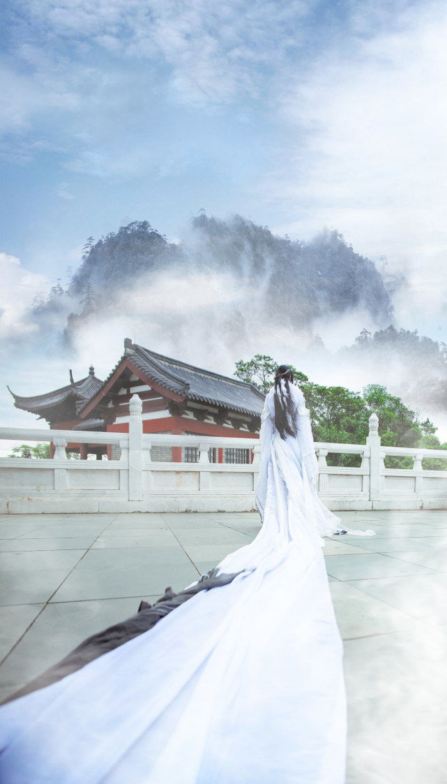 仙侠奇缘之花千骨白子画cosplay