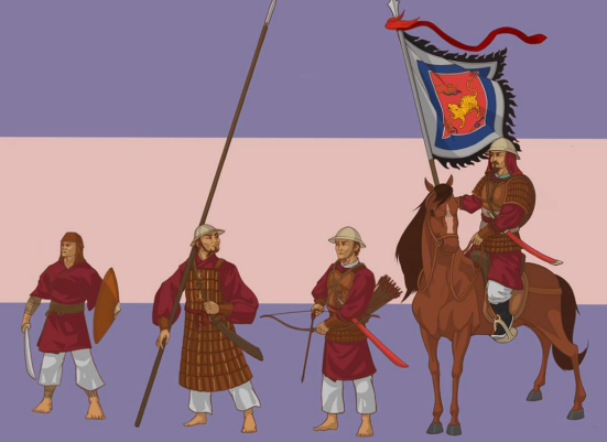 从李子柒到古代武备越南抄就成他们的用文物批驳复原陈朝盔甲