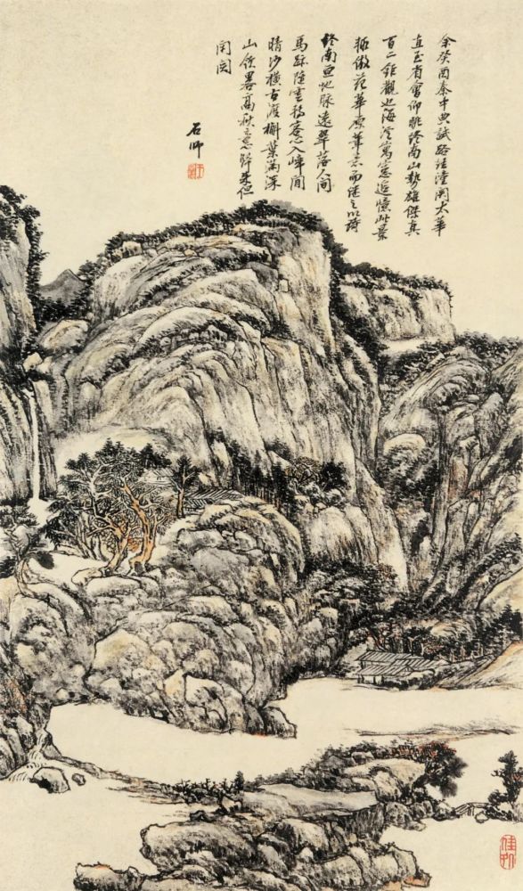 苍润秀丽王原祁山水画欣赏