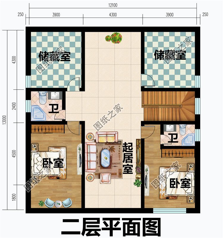 户型图展示以上就是小编推荐的农村一层自建房设计图以及户型图,喜欢