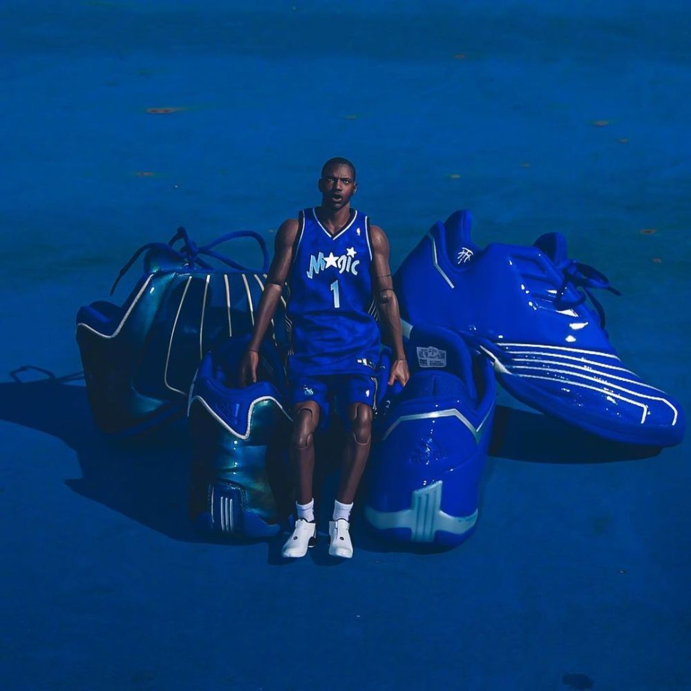 麦迪2代签名篮球鞋红蓝漆皮配色联袂发售满足你的鸳鸯配色情怀