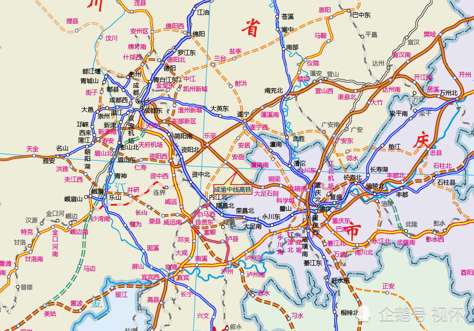 四川爭取12條鐵路納入國家規劃9條高鐵城際3條普鐵