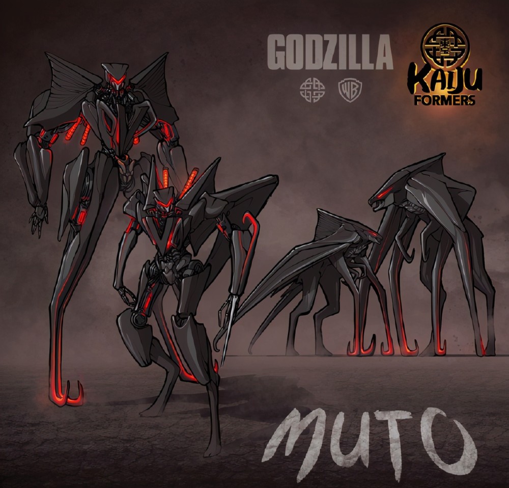 模玩控:《哥斯拉》ip角色变形设计,哥斯拉变形像电影版钢索