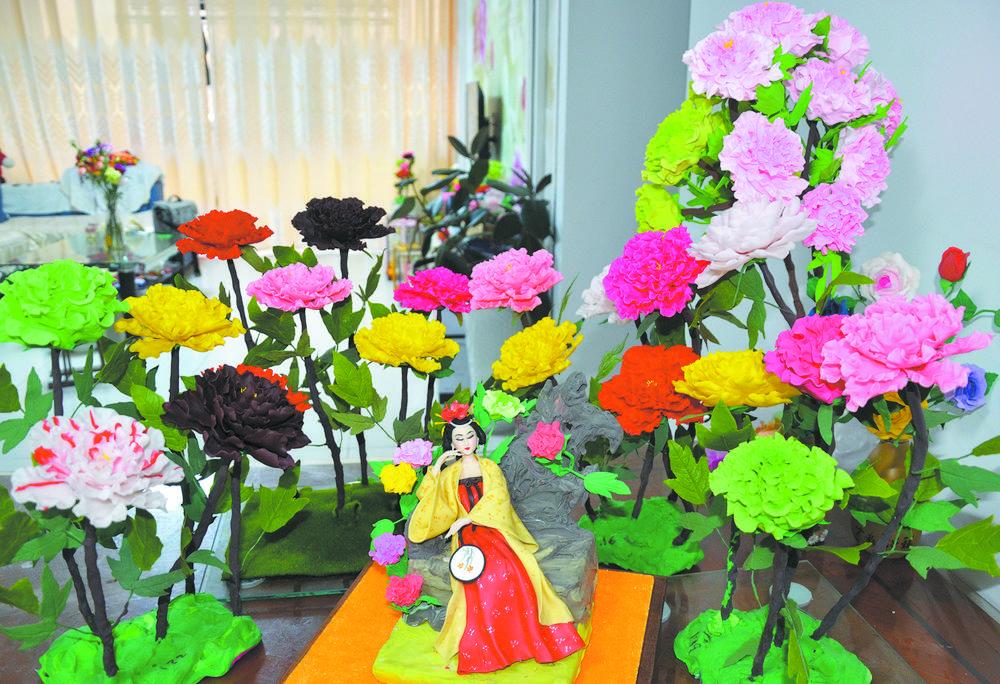 巧手捏出花花世界曹州面塑艺人创作新品献礼牡丹文化旅游节