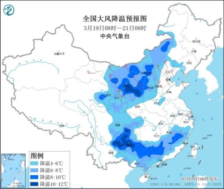 3月较强冷气团重现 风雨雪沙尘同来 权威预报 北方局地暴雪 腾讯新闻