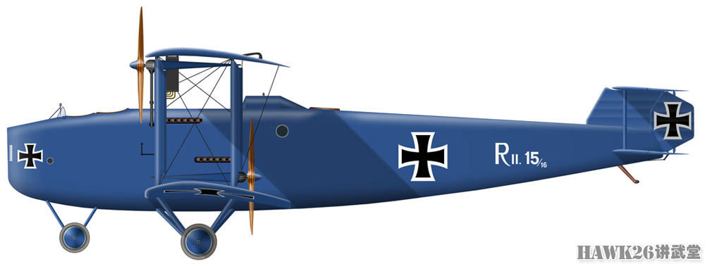 105年前德国dfw公司重型轰炸机成为一战德军载弹量最大的机型