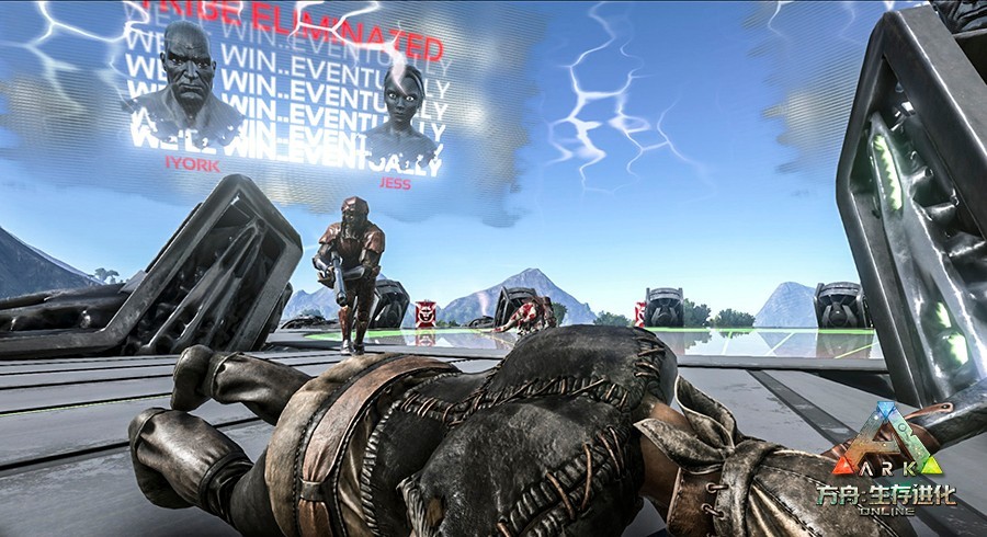 一次炸100个敌人 方舟 生存进化 手游假人快被玩家玩坏了 腾讯新闻