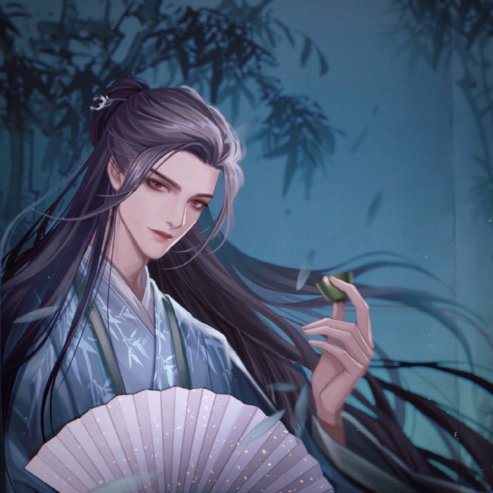 一组山河令的古风插画美死了