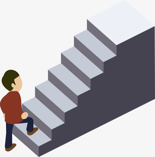 老老实实爬楼梯,虽然累,但是一步步在往上走