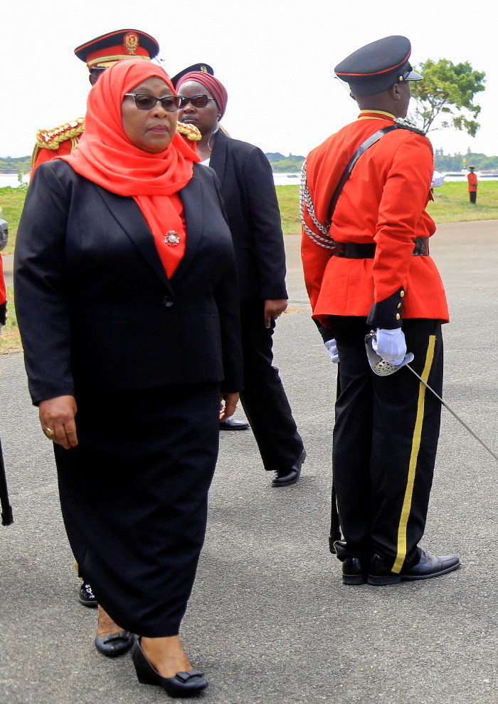 (外代一线)坦桑尼亚首位女总统宣誓就职