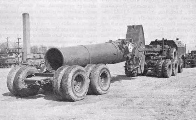二战小戴维迫击炮口径914毫米盟军秘密研发的攻城利器