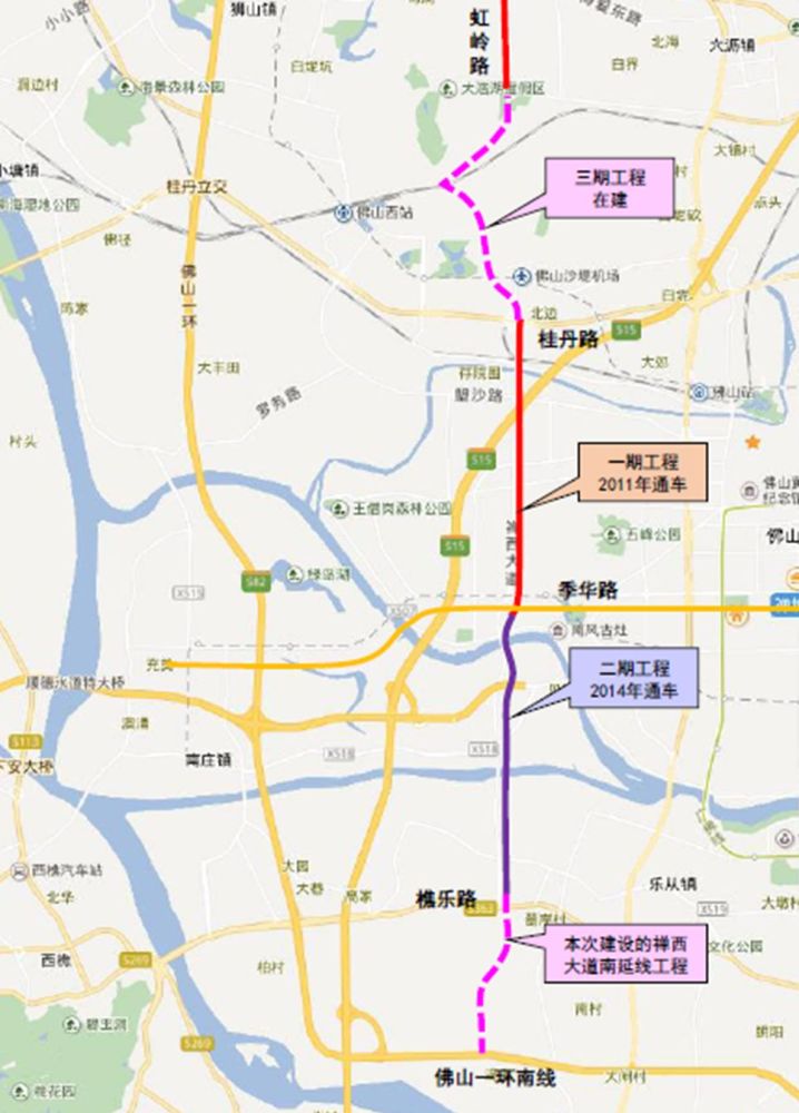 禅西大道南延线全长4.09公里.