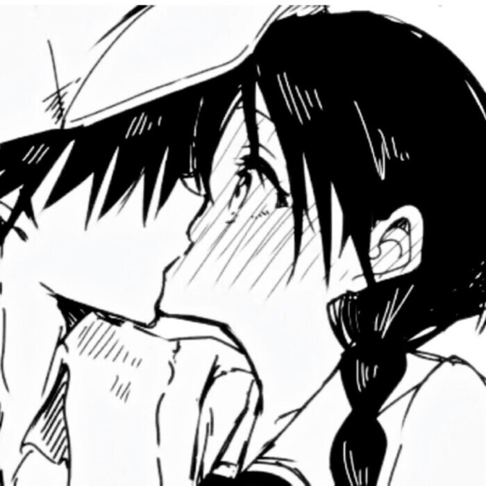 轻音云让他心动的黑白情侣头像