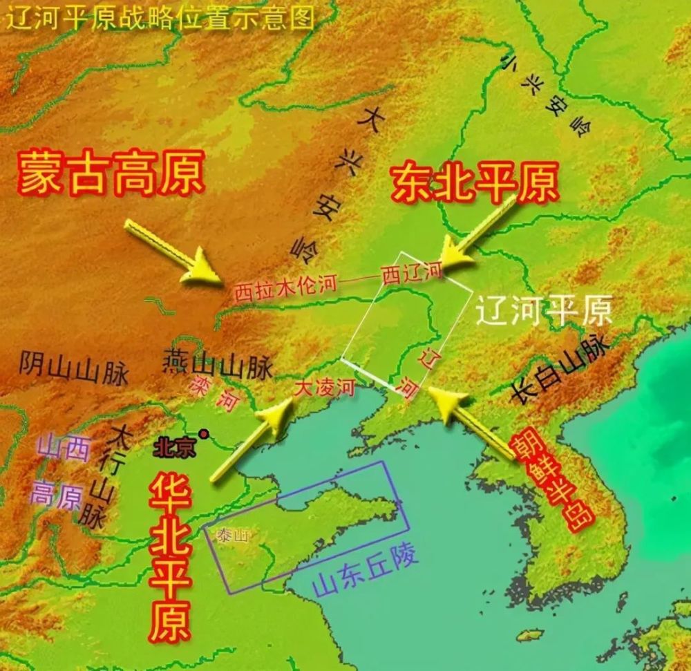 辽河源头地图图片