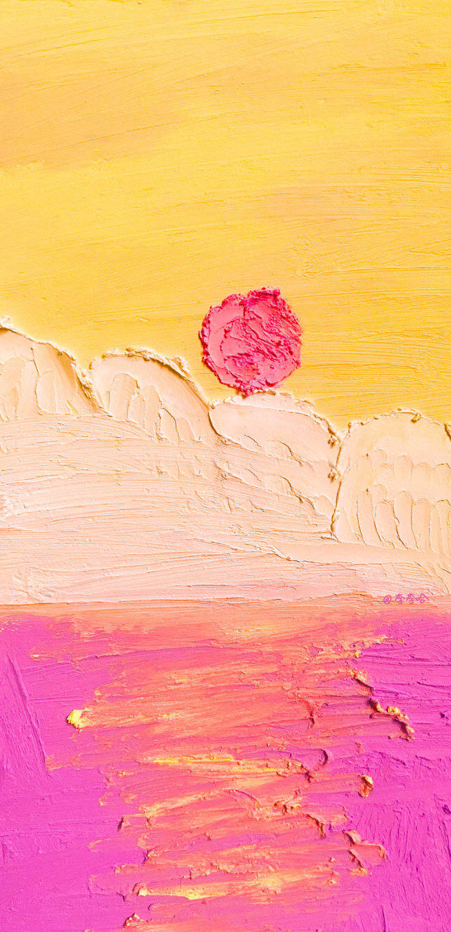 油画风壁纸‖使这个世界温暖的不是阳光,是你的微笑