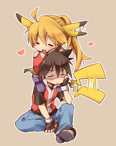 小蓝的形象来自于杉森建所绘制的《任天堂官方指南 宝可梦 改订版》