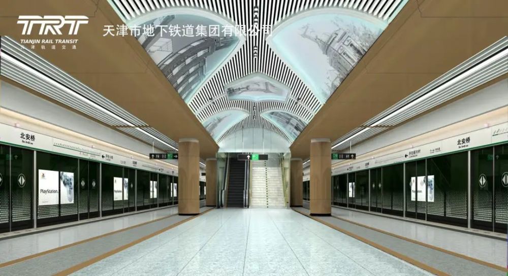 天津地铁4号线 车站图片