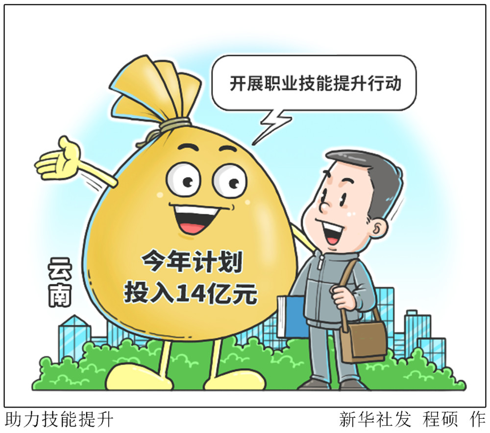 图表漫画社会助力技能提升