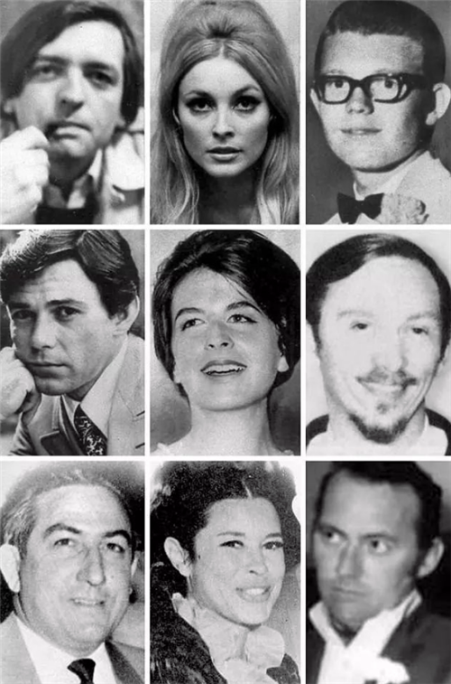 前门的下部分还有用鲜血写的一个字"猪",波兰斯基得知妻子遇害后,立即