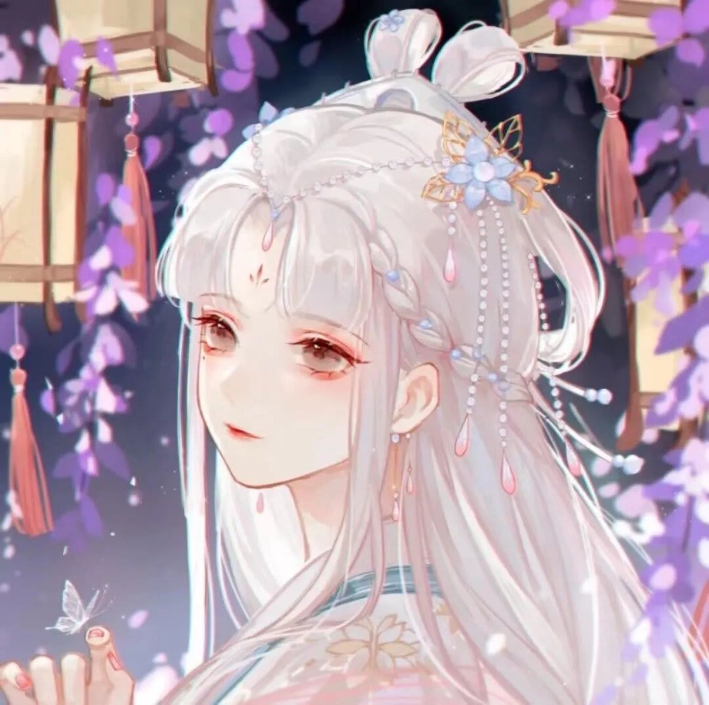 动漫古风头像没有人会为你踏雾而来喜欢的风景要自己去看