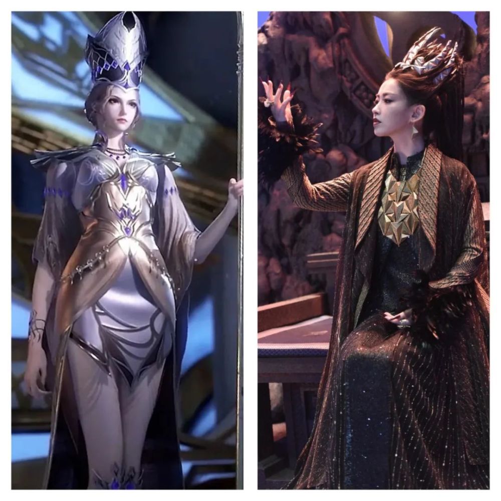 两个称谓都是同一个角色,"比比东"是《斗罗大陆》中最传奇的女boss.