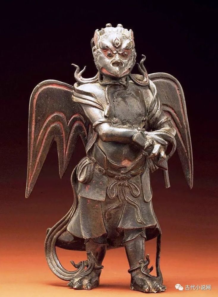明代铜像雷震子固然读者或可猜证闻仲是雷神普化天尊,而雷震子是雷公