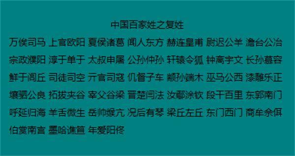 中國常被誤認為是日本人的6個姓氏事實是中國三千年前古老姓氏