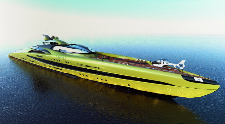 433英尺巨型游艇概念设计_腾讯新闻