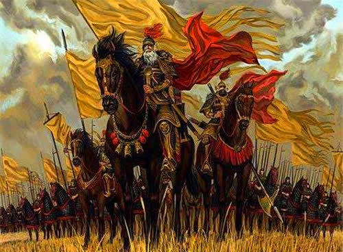 将军出征前不断向皇帝索要封赏,部下劝他收敛点,将军:我在保命