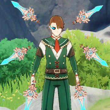 我愿称之为最弱角色池,负五星角色帕拉德,四星辅以艾琳,蒂玛乌斯与莉