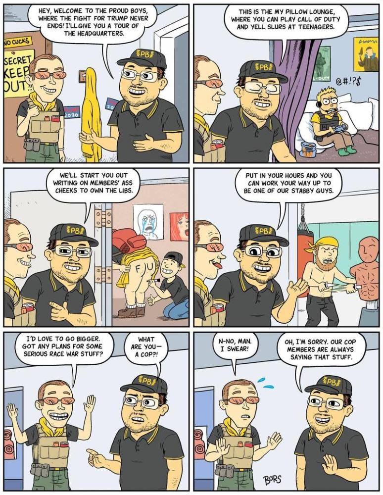 被脸书算法 误伤 的政治漫画 腾讯新闻