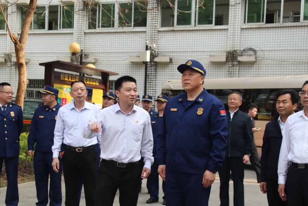 森林消防局徐平局长带工作组到厦门检查督导防灭火工作