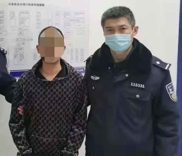 有一名男子在消費後拒不結賬,並與工作人員發生糾紛