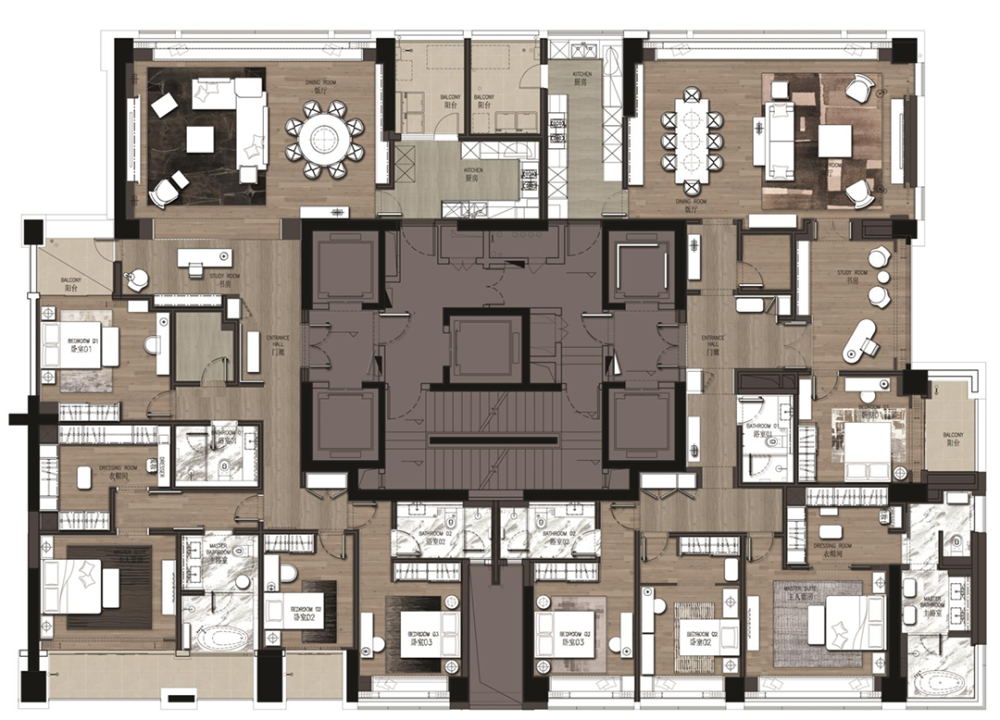 【设计】首发|an-aura/深圳中心·天元 314 m前卫艺术豪宅,头号玩家!