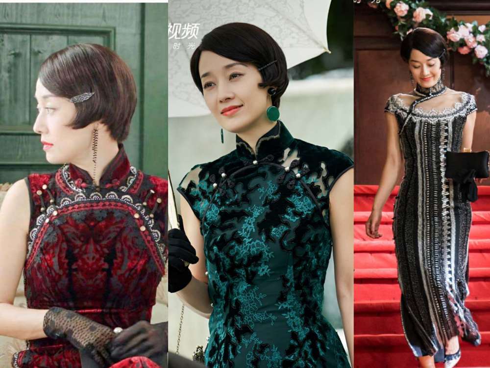 景甜司藤旗袍造型绝美但影视剧中最有灵魂的旗袍女神不是她