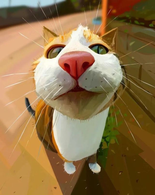 一组萌到爆的动物肖像插画插画师albenizrodriguez