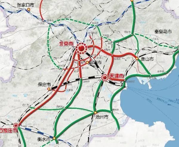 环渤海高铁到时候遵化市北到承德市南到天津市都会变得很方便.