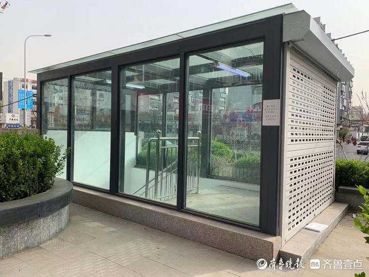 济南泺文路地下人防工程主体建成,出入口亮相