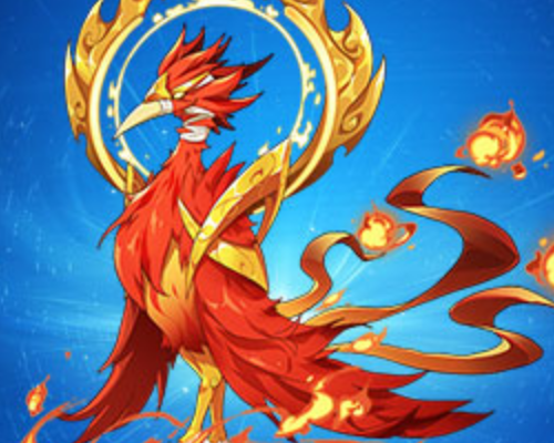 赛尔号圣灵火系的三只精灵一只朱雀之子还有一只红色火鸟
