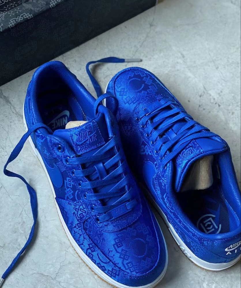 为什么推荐这双蓝丝绸af1,首先一点理由