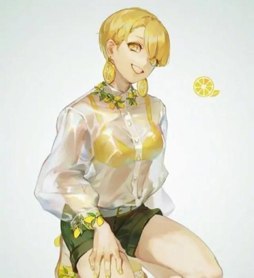 水果动画娘化,桃子尽显中国风范,柠檬且御姐感觉能剥层皮下来_腾讯