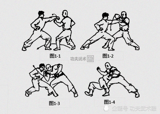 八极拳散手经典格斗招式寸截寸拿硬打硬开凶狠无比
