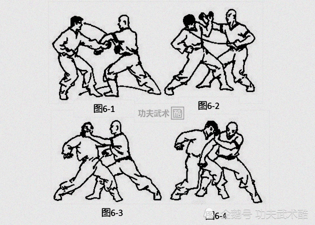 八极拳散手经典格斗招式寸截寸拿硬打硬开凶狠无比