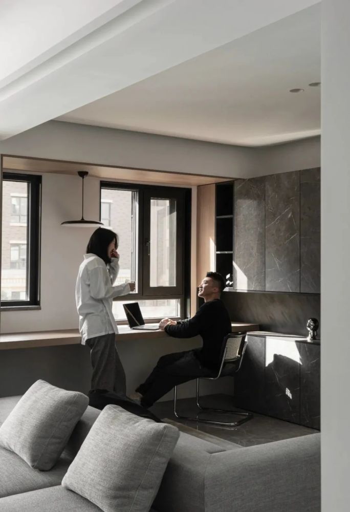 147㎡极简宅中性配色的生活情调二木营造